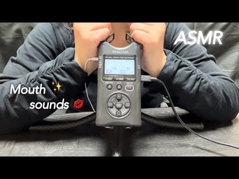 【ASMR】小さな音で優しく癒す、マウスサウンド💋 Gentle healing through tiny mouse sounds.☺️