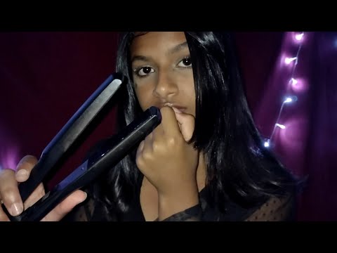 ASMR-AMIGA TÓXICA ARRUMANDO SEU CABELO !