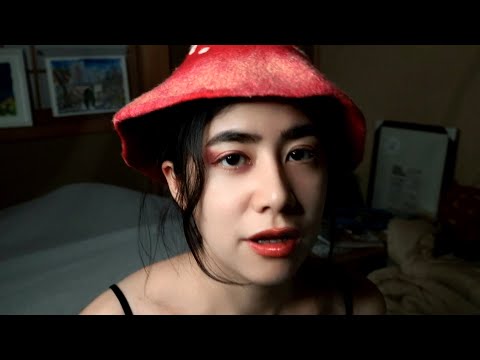 ASMR - Mushroom brushes your hair