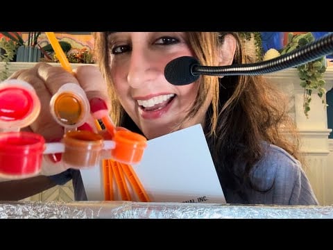 ASMR Gum Chewing Role-Play in Art Class
