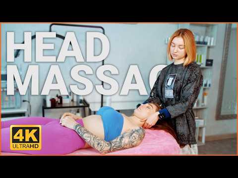 Soft Head Massage  & Chest Touch | Real ASMR Massage