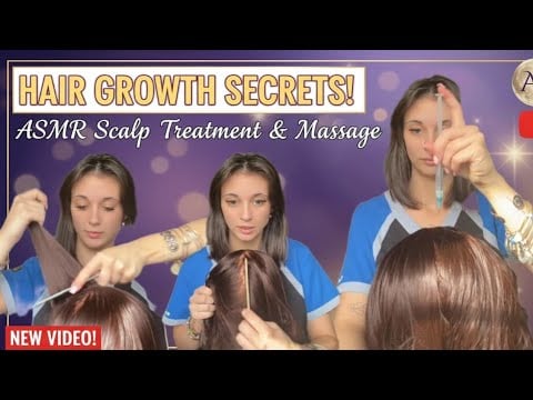 HAIR GROWTH SECRET! [ASMR Scalp Treatment & Massage ]