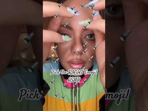 ASMR| Pick the RIGHT Emoji Challenge! VISUAL ASMR #asmr #asmrshort #asmrgame