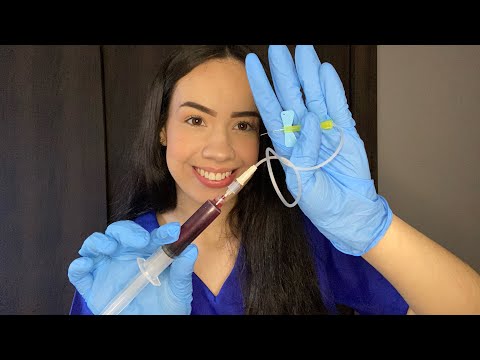 ASMR- COLETANDO SEU HEMOGRAMA / Realista, caseirinho 💉🩸
