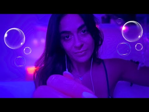 Bubble Bath 🫧✨-ASMR  ...(Watch till the end it gets soapy)...