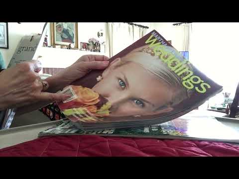 ASMR; magazine & catalog page turning - soft spoken