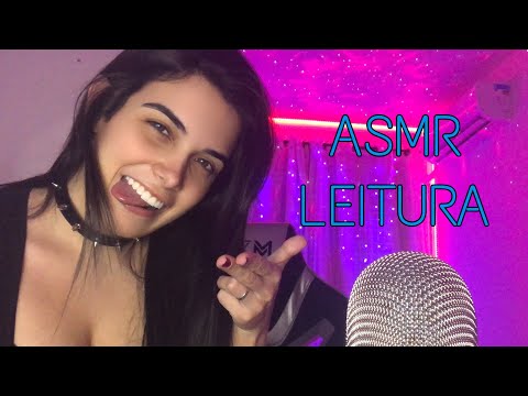 ASMR | Lendo baixinho pra você dormir e relaxar!