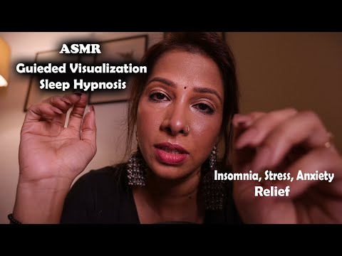 ASMR (Hindi, English) | Sleep hypnosis, soft-spoken Guided Visualization, Sleep guaranteed 100%