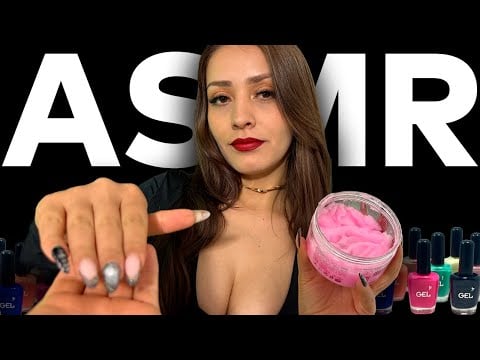 ASMR MASAJE en las MANOS para RELAJARTE después de un LARGO DÍA de TRABAJO 😘