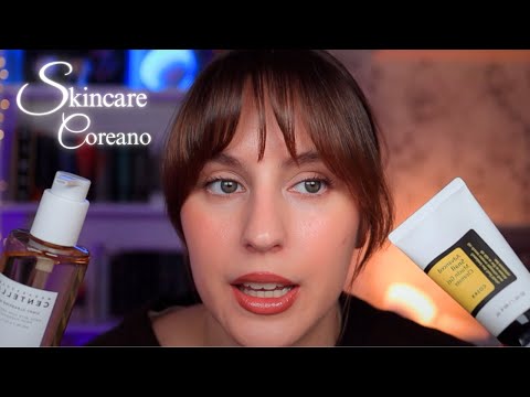 Te hago el SKINCARE COREANO 🍓 (layered sounds, cremas, masajes)