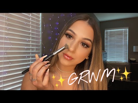 ASMR summer glowy makeup grwm☀️ relaxing makeup application ✨😴