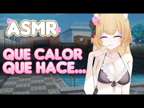 EJERCICIO EN UNA PISCINA CON LYNN 💗 Roleplay ASMR Novia [ESPAÑOL]