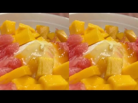 Solid Yangzhi Glutinous Rice with yogurt. #ASMR sleep video