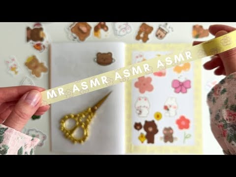 ASMR suomi | Bujoilu, tarrat & koulutarvikkeet | Bullet Journal What to decorate with cute stickers