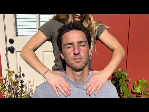 ASMR Massage & Personal Attention on My Good Friend Zev