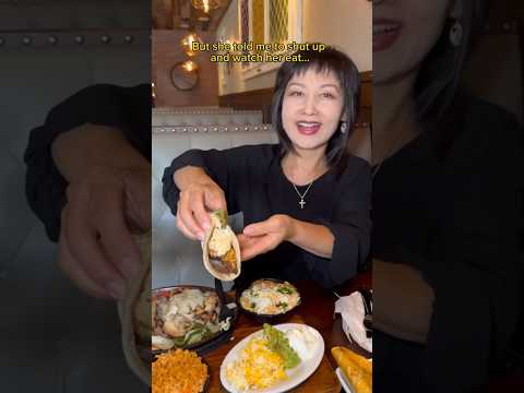 ASIAN MOM TRYING MEXICAN FOOD GONE VERY WRONG #mukbang #shorts #viral