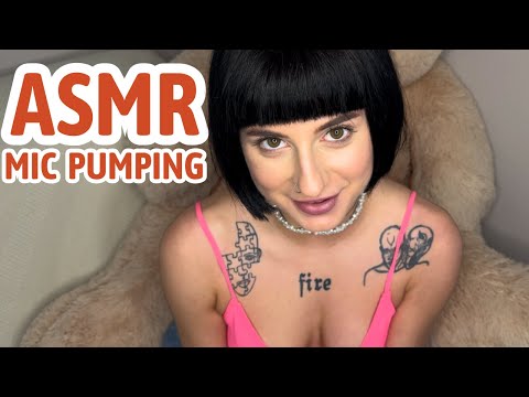 ASMR | Fast & Aggressive Mic Pumping | Spit Painting You