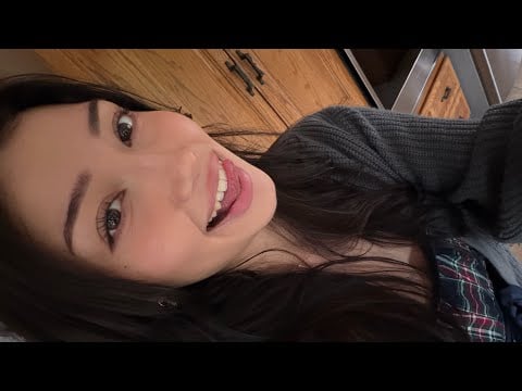 ASMR soft whispers ~ (tapping, mic scratching/brushing, hand movements)