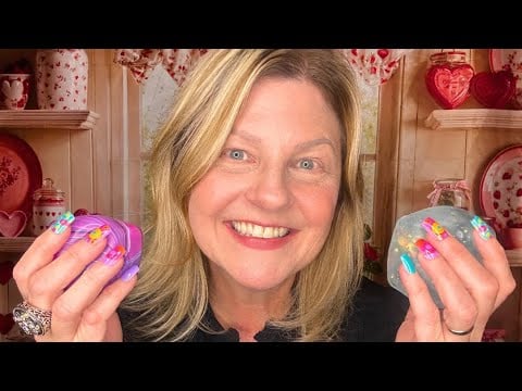 ASMR | Close Up Mini Items with Crisp Whispering and Whimsical Nails 🥰💖🌸