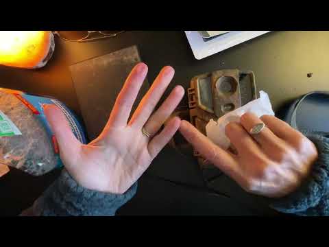 ASMR Doing Chores ~ Chatting & Changing Batteries and Cleaning the Wildlife Camera