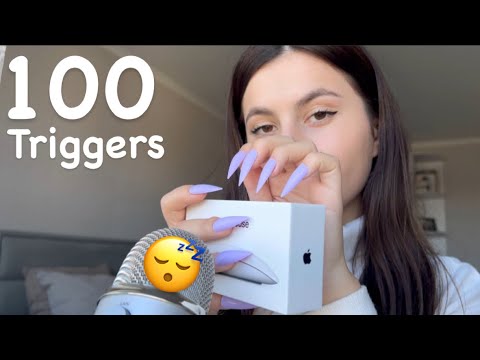 Asmr 100 triggers in 10 minutes 🪐Asmr sleep 😴 #asmr #asmrsleep #asmrtriggers