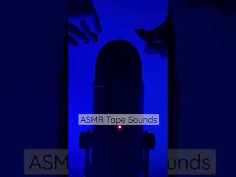 ASMR Tape Sounds on Mic #shorts #asmr #tapesounds