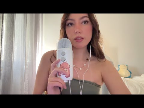 ASMR gum chewing and whisper ramble