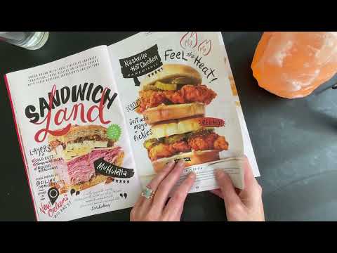 ASMR All Recipes Magazine Flip 