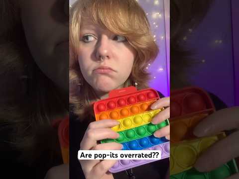 What’s your favorite fidget toy? #asmr #asmrsounds #fidgettoys #popit #popitfidget #whispering