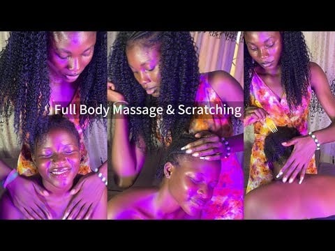 ASMR FAST AND AGGRESSIVE SCRATCHING, FACE, MOUTH, BACK, EAR, SCALP MASSAGE AND SCRATCHING FOR SLEEP