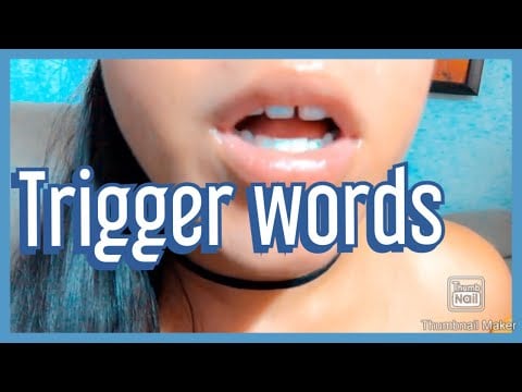 10 TRIGGER WORDS THAT WILL GIVE YOU TINGLES || ASMR