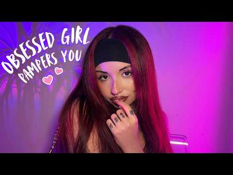 ASMR Girl who is secretly obsessed with you BEGS to pamper you👀💞
