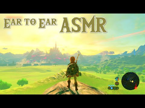 ASMR | Exploring Hyrule in the Rain ⛈️ | Breath of the Wild