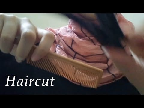 ASMR | Fast Haircut Roleplay (No talking & Aggressive)