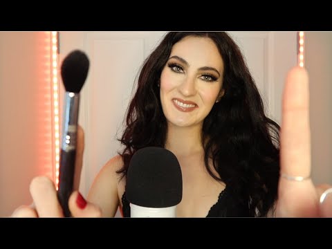 ASMR Air Tracing + Follow my Finger /  Follow the Brush - Hand Movements