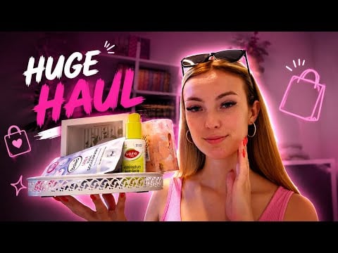 ASMR | XXL HAUL🛍️ (Amazon, Tedi, DM…) german/deutsch