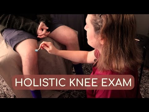 Natural Speaking ASMR Holistic Knee Exam & Moxibustion