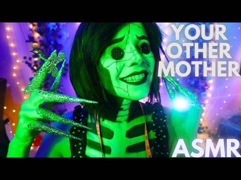 ASMR YOUR OTHER MOTHER SEWS YOUR BUTTON EYES asmr coraline beldam