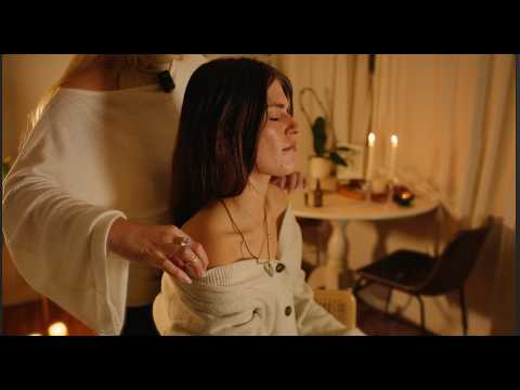 ASMR pure clothing adjustments sounds with jewelry (with music option)
