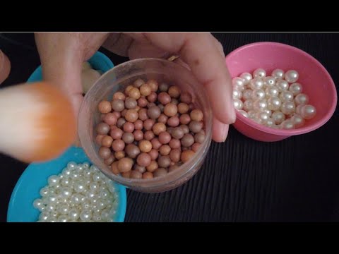 No Talking | ASMR | Bronzer ~ Pearl ~ Beads ~ Wood Trigger, For Deep sleep 😴 
