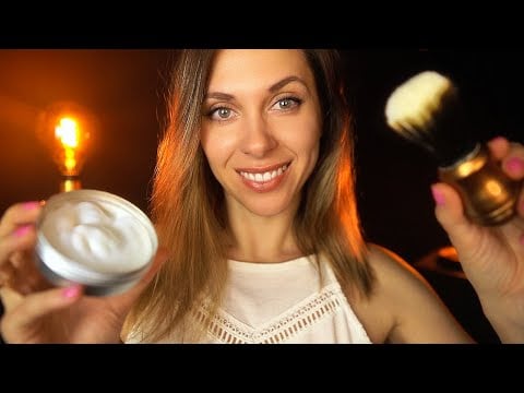 ASMR 3 Hours 💈 Sleep Inducing Barbershop Haircut, Shave, Massage, ASMR facial treatment massage