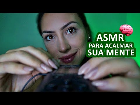 ASMR: CONVERSA lenta PARA ACALMAR SEUS PENSAMENTOS e TAPPING TASCAM.