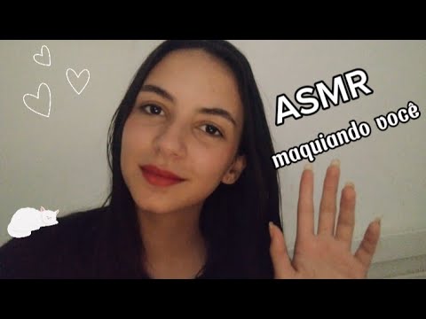 🌷ASMR Maquiando você com muitos gatilhos visuais e sons de boca✨💝