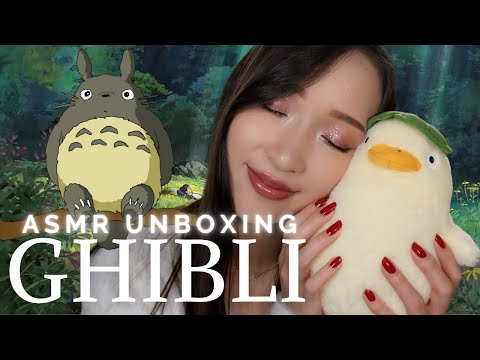 ASMR 4K 🌱 Spécial univers GHIBLI (unboxing produits GHIBLI, narration, tapping...)