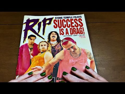RIP 1993 Rock/Metal Magazine ..ASMR Look-Through