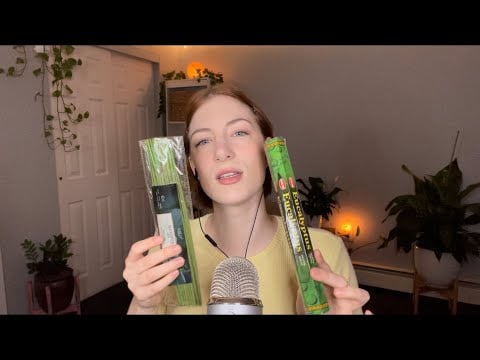 Asmr unpacking incense, cutting, crinkle sounds #shorts