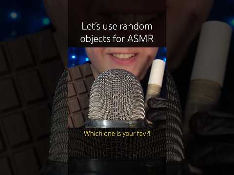 Random objects for ASMR! 🧡🤍 #asmr