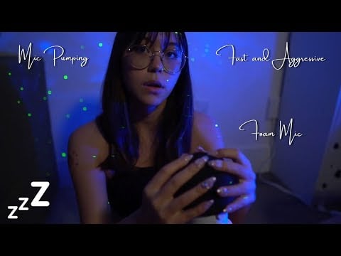 Tiptoe Tingles ASMR Mic Pumping Compilation | Foam Mic Triggers, Fast & Aggressive, Mouth Sounds
