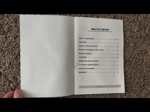 ASMR Flipping Through A Toloco User Manual