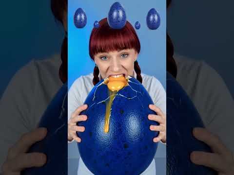 ASMR Blue Giant Quail Egg VS Real Blue Eggs Challenge